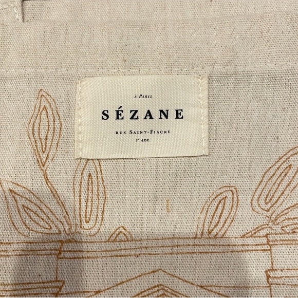 Sezane Paris Jungle Print Canvas Tote Bag NWOT - Picture 5 of 5